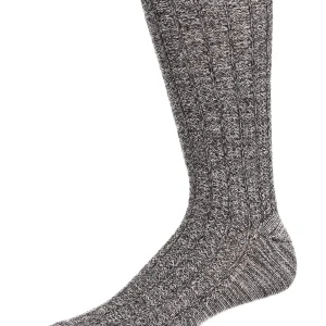 Men's Twisted Texture Soft Marled Everyday Boot Sock