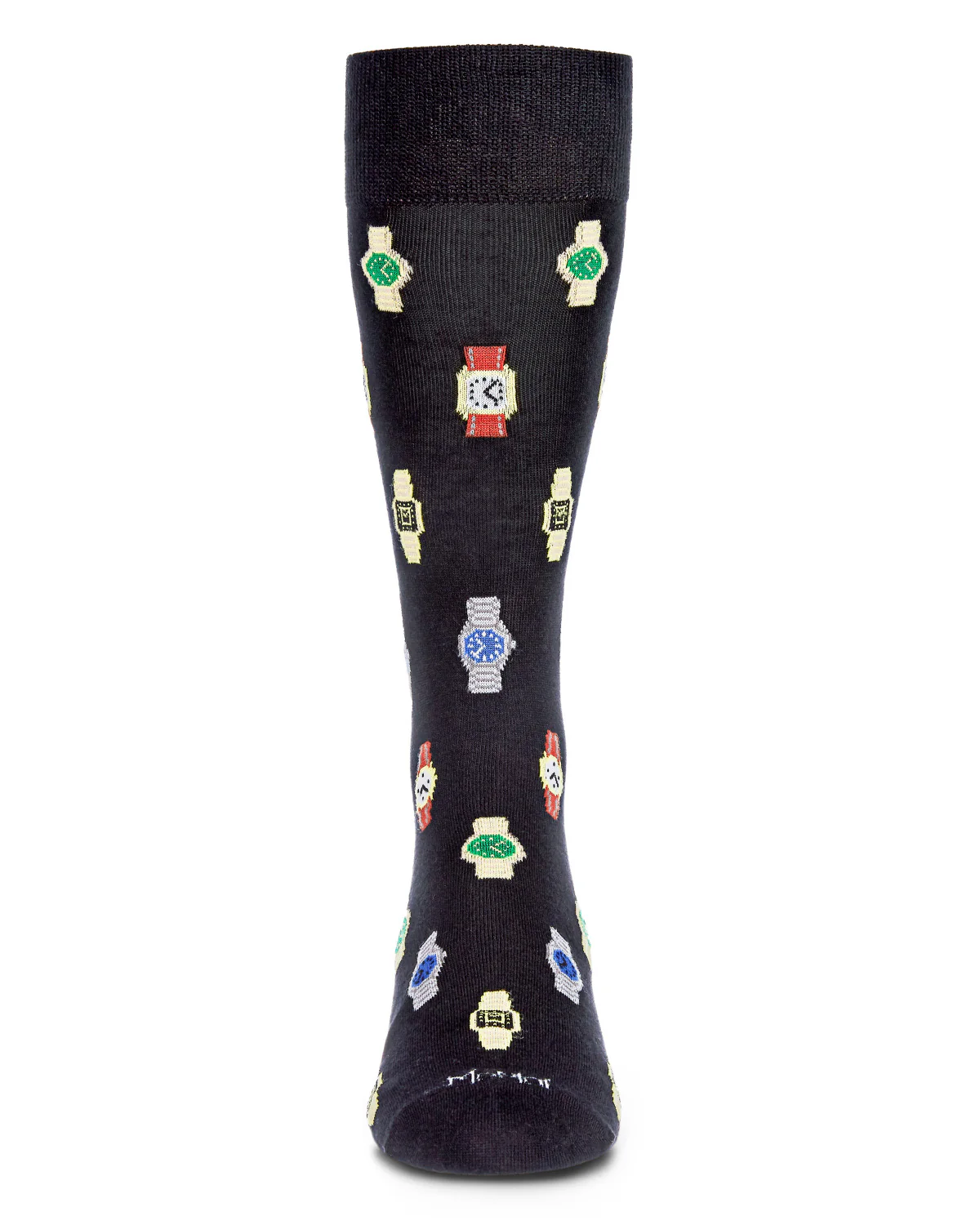 Men's Time to Get a Watch Bamboo Blend Novelty Crew Sock – Image 5