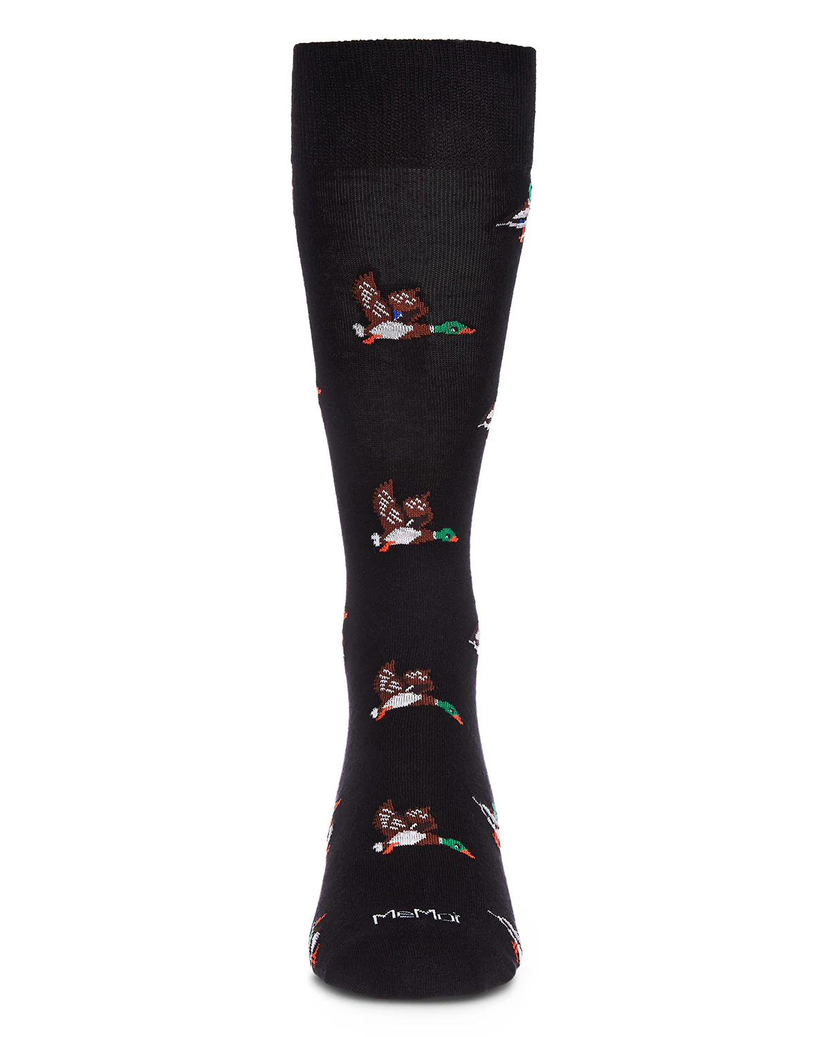 Men's "Mallard Most Fowl" Rayon from Bamboo Blend Novelty Crew Sock – Image 6