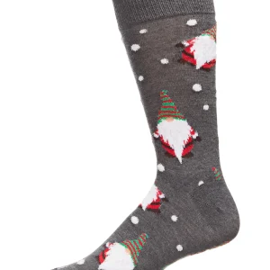 Men's "Gnome For The Holidays" Christmas Novelty Crew Sock