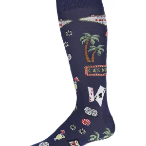 Men's Viva Las Vegas Rayon From Bamboo Crew Sock
