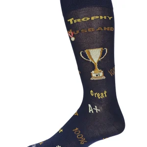 Men's Trophy Husband Bamboo Crew Socks