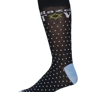 Men's "Mazel Tov" Rayon Blend Novelty Crew Sock