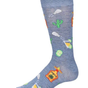 Men's Tequila & Lime Bamboo Crew Socks