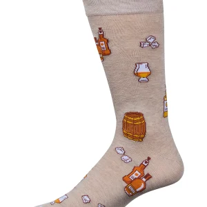 Men's Whiskey Rayon From Bamboo Crew Socks