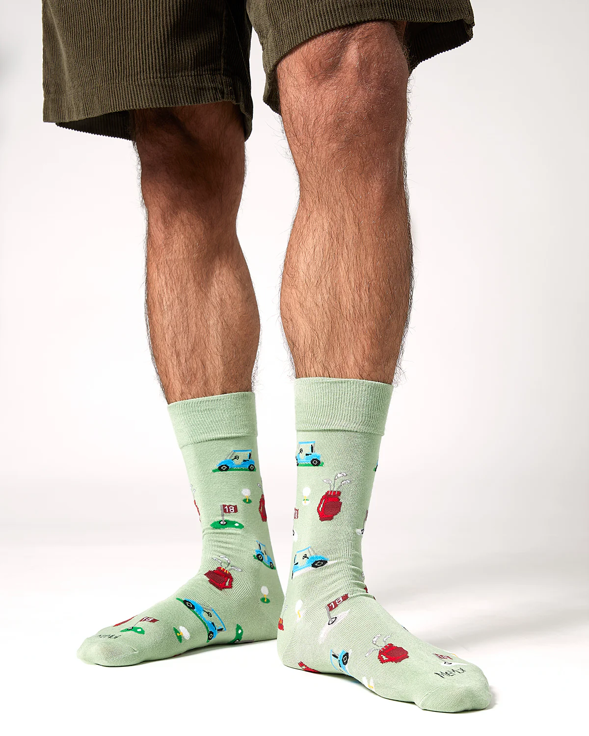 Men's Tee Time Rayon From Bamboo Crew Socks – Image 5