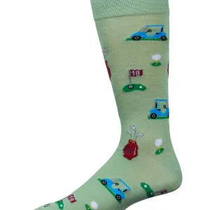 Men's Tee Time Rayon From Bamboo Crew Socks