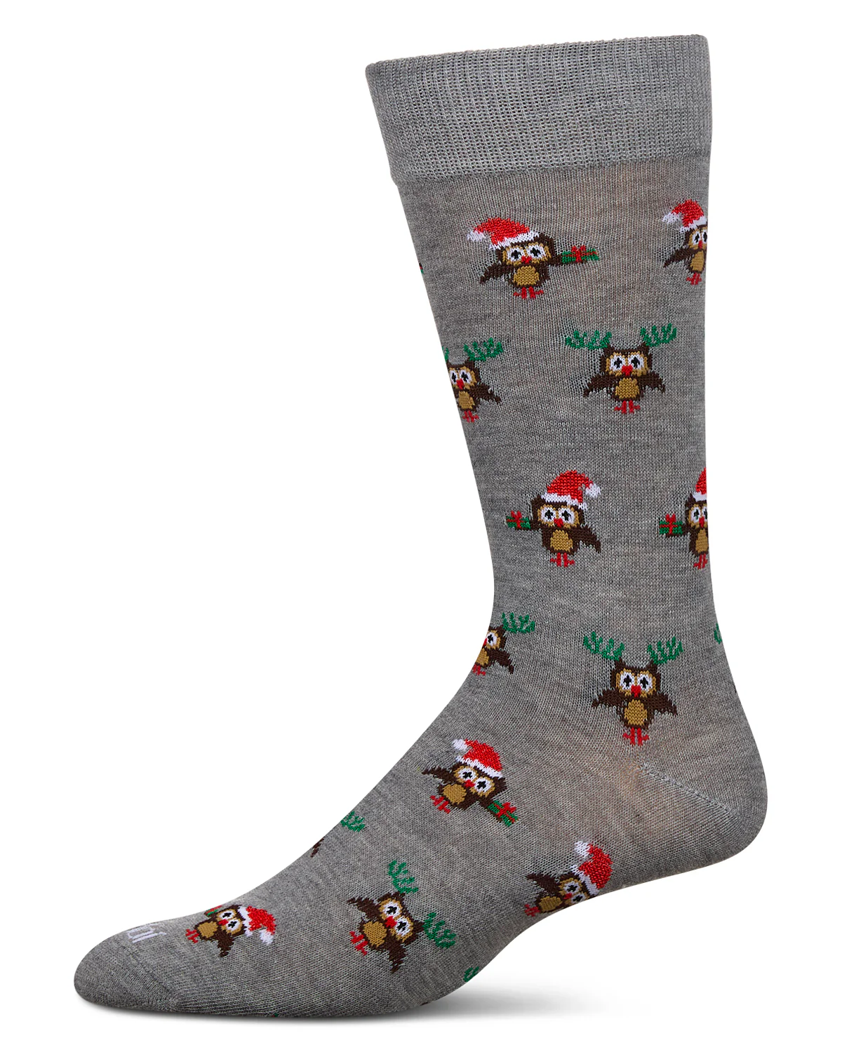 Men's "Owl" Graphics Holiday Novelty Crew Socks – Image 2