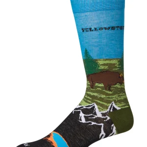 Men's Yellowstone Rayon From Bamboo Crew Socks