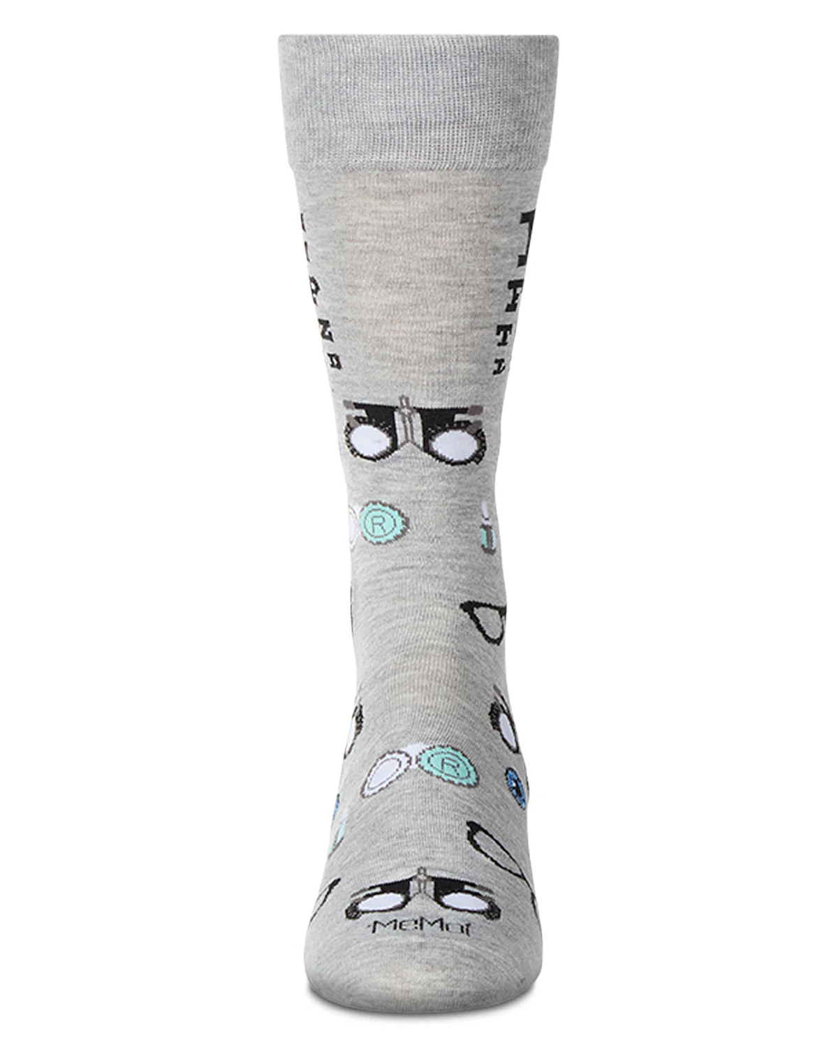 Men's "Eye Exam" Rayon Blend Novelty Crew Sock – Image 3