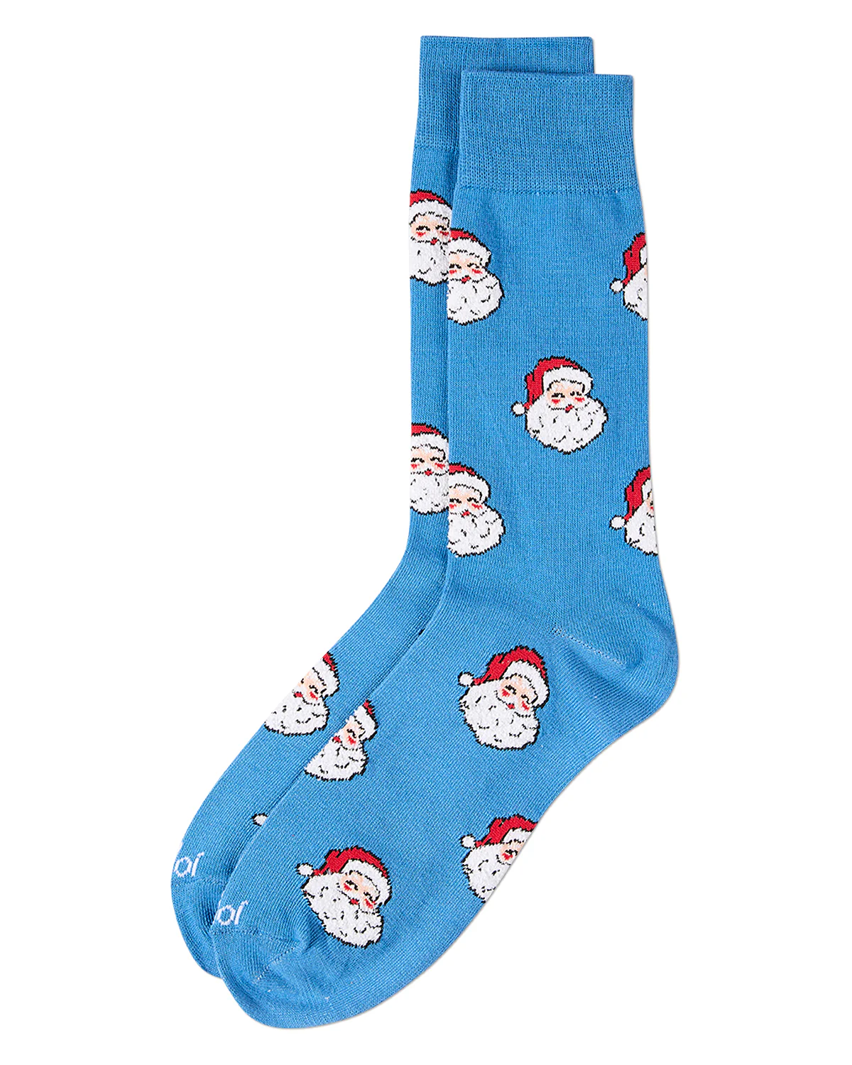 Men's "Retro Santa" Christmas Holiday Novelty Crew Sock – Image 4