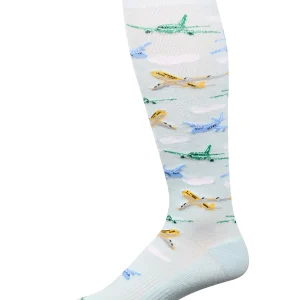 Airplanes Bamboo Blend 8-15 mmHg Graduated Compression Socks