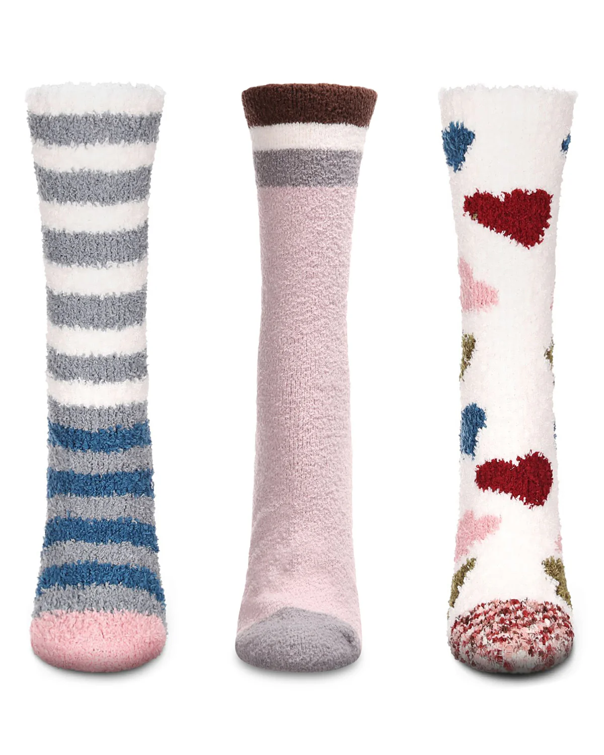 3 Pair Women's Ultra-Plush Novelty Cozy Crew Socks – Image 7