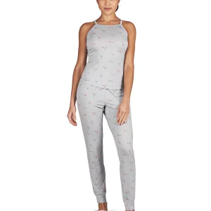 Women's Ditsy Floral Bamboo Blend Thin Strap Tank Top