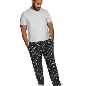Men's Weed Two Piece PJ Set in a Bag