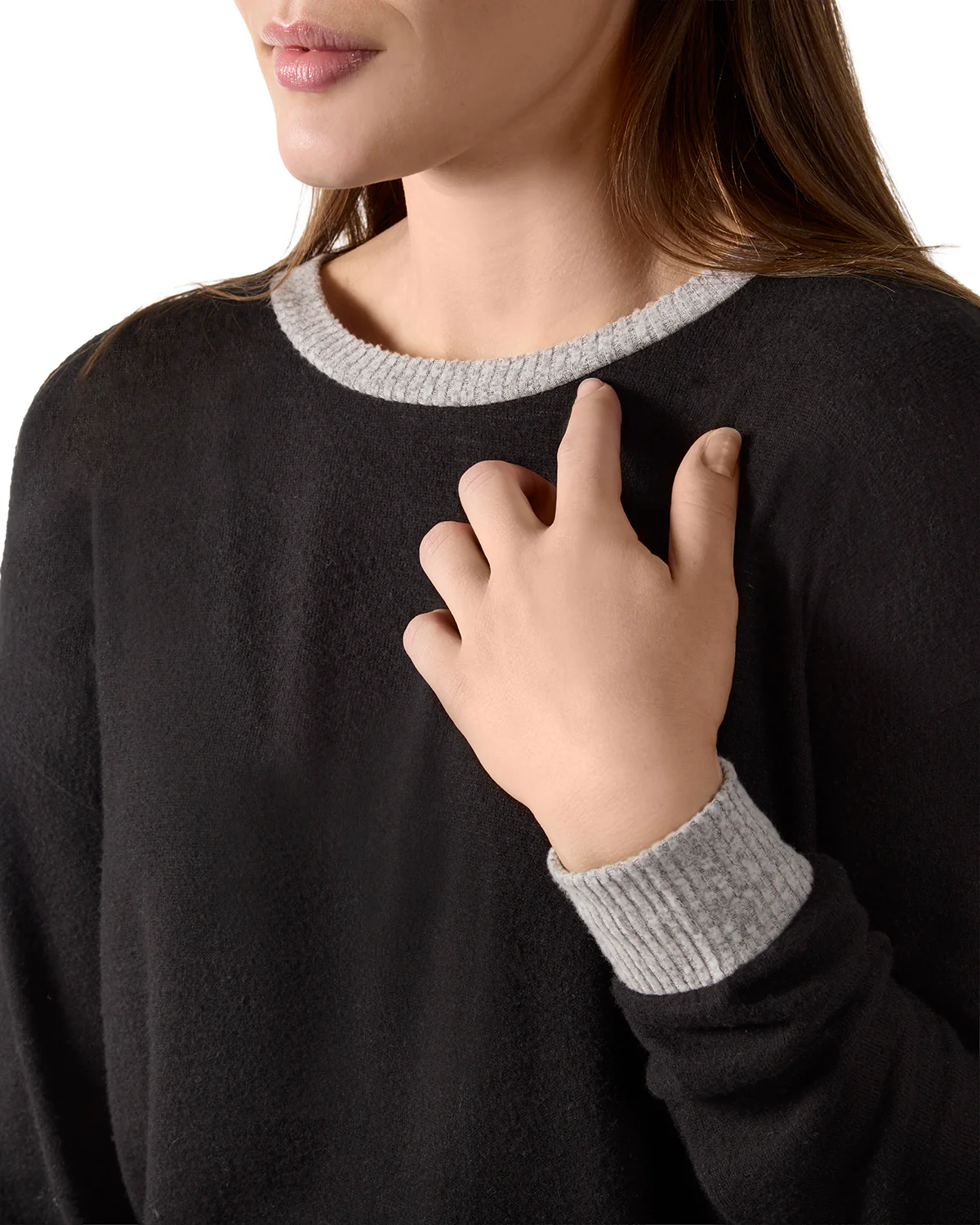 Women's Hacci Matching Pullover Top and Jogger Pants Set – Image 9