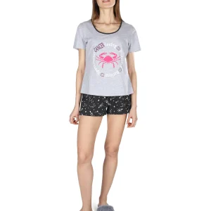 Women's Cancer Zodiac Sign PJ Short Set
