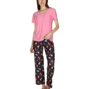 Women's Sweater Cats Two Piece PJ Set in a Bag