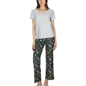 Women's Weed Two Piece PJ Set in a Bag