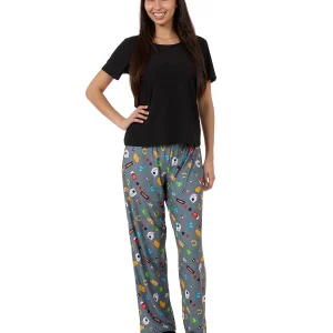 Women's Deal Me In Two Piece PJ Set In A Bag