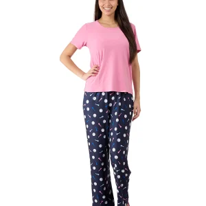 Women's Tee-Time 2 Piece PJ Set In A Bag