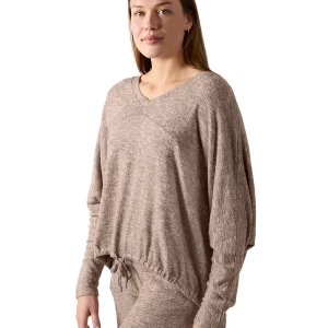 Women's Supersoft Hacci Lounge Pull Over Loose Fit Top