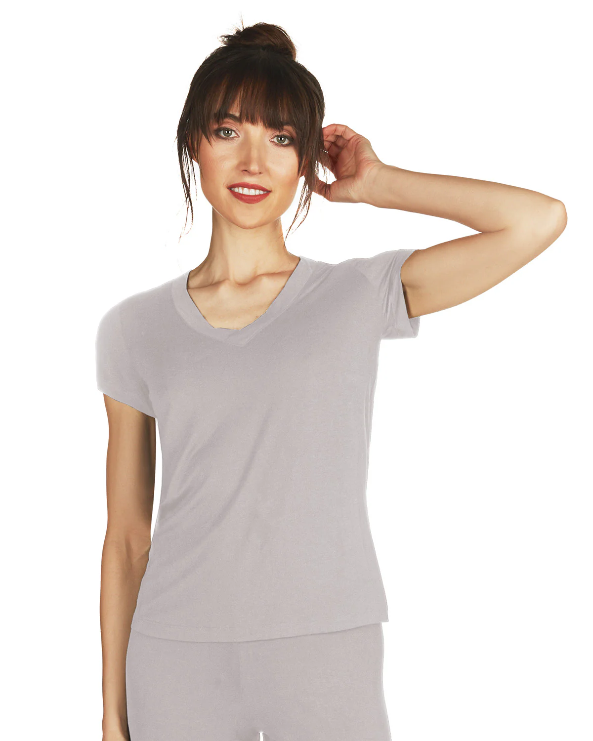 Women's Bamboo Blend Eco Basics Relaxed Fit T-Shirt – Image 5