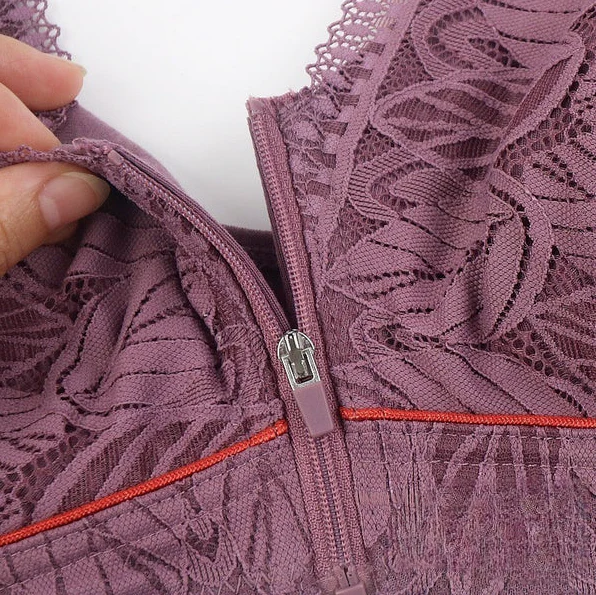 Soutien-gorge en dentelle avec fermeture à l'avant - 1 ACHETÉ = 1 OFFERT – Image 3