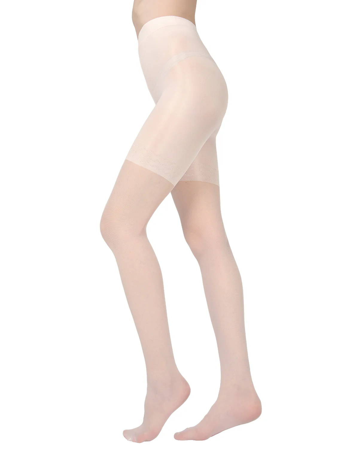Women's Essence Slimming Brief Sheer Compression Pantyhose – Image 5