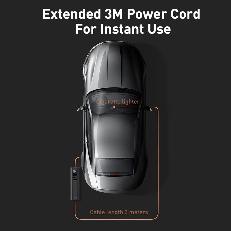 Mini compresseur d'air Portable 12V 150psi de puissance – Image 4