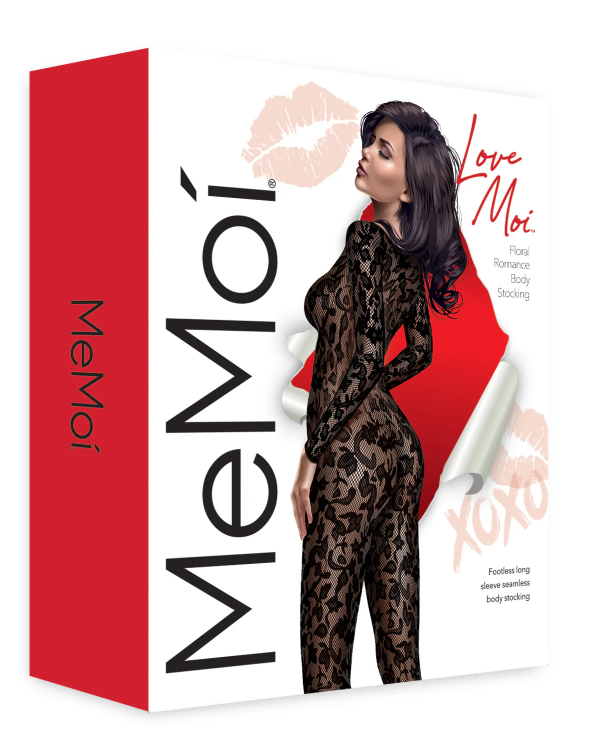 Women's Floral Romance Long Sleeve Lace Seamless Body Stocking – Image 6