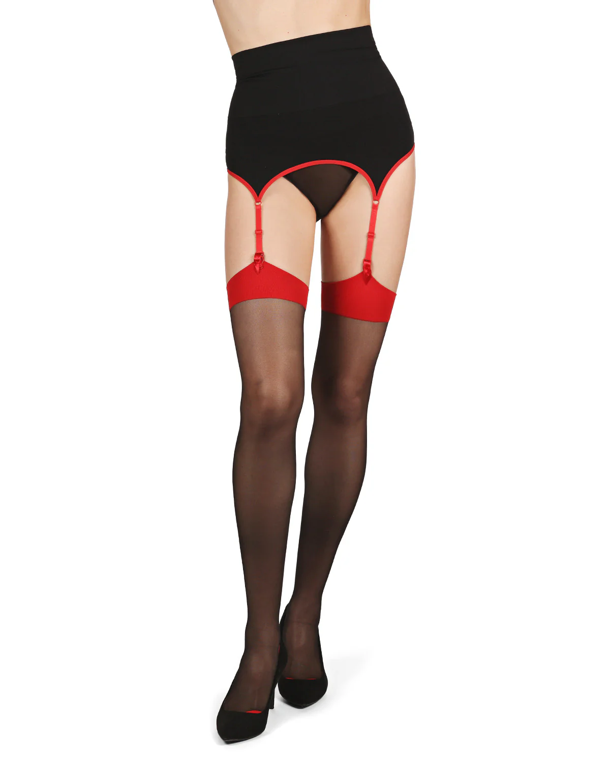 Women's Hug Me Tight High-Waisted Seamless Garter Belt