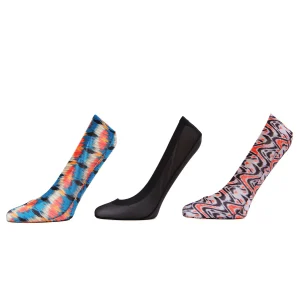 Women's 3 Pair Pack Novue Fine Edge Shoe Liner Socks