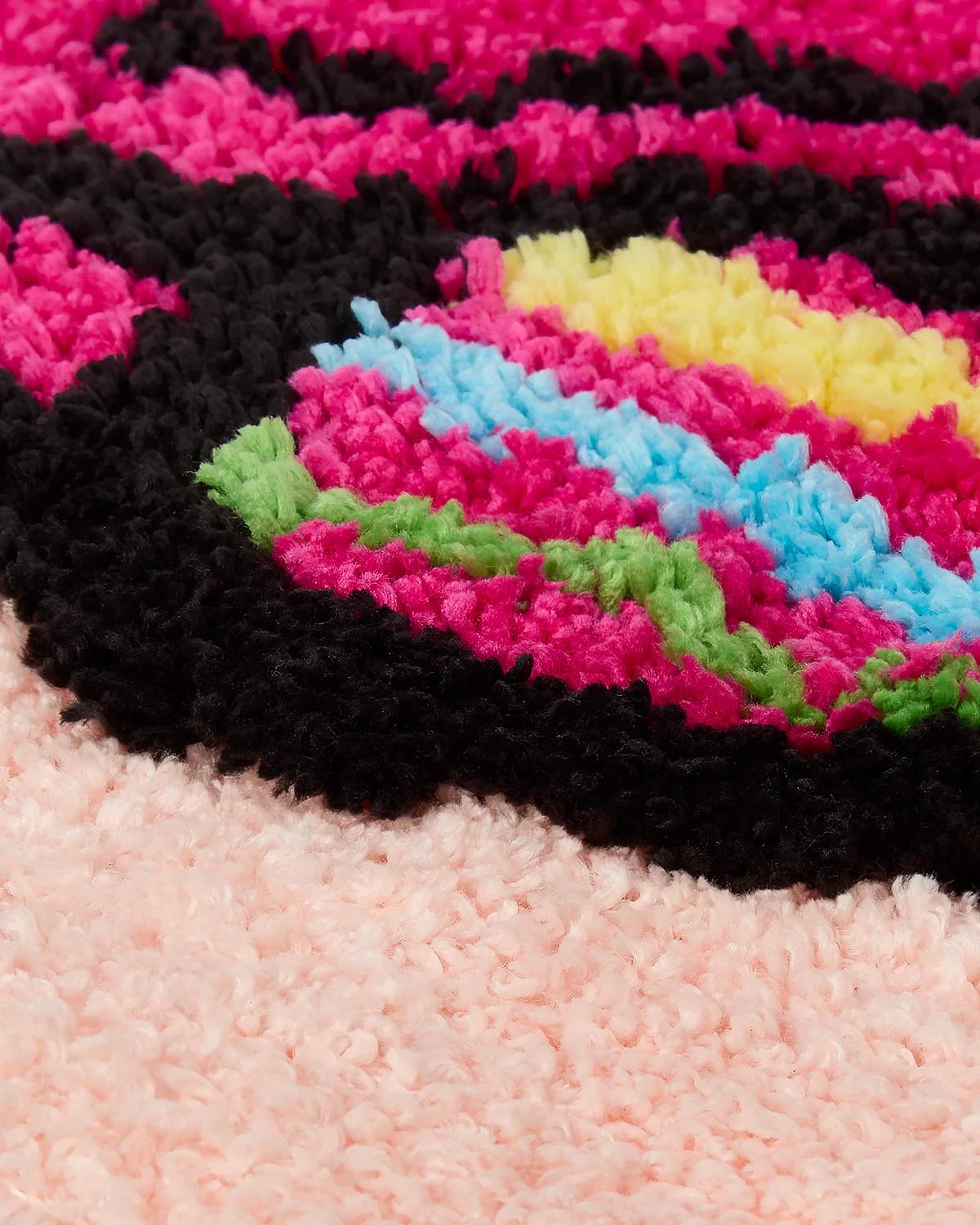 Girls Plush Tufted "Happy Camper" Bedside Camp Mat – Image 3