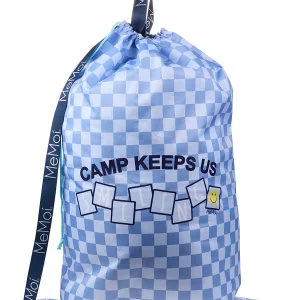 Kids Unisex "Camp Smile" Laundry Bag with Shoulder Strap