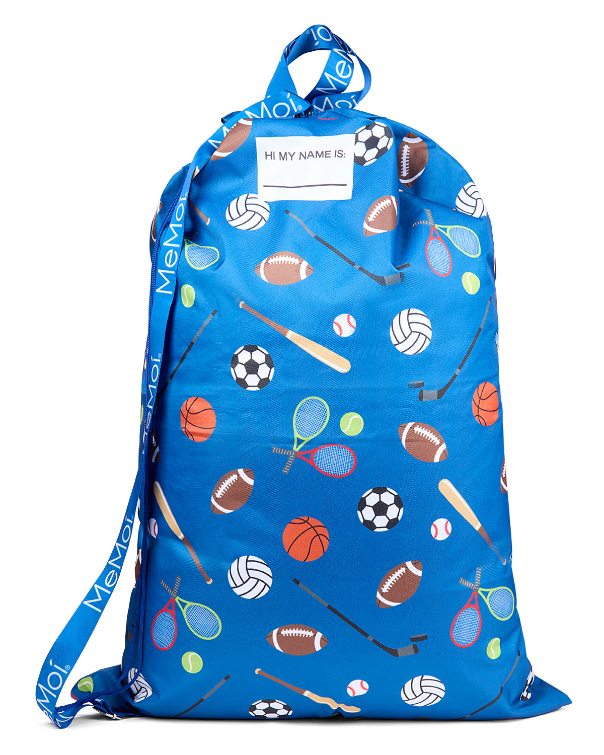 Kids Unisex All-Over Sports-Themed Laundry Bag for Camp and Beyond – Image 3