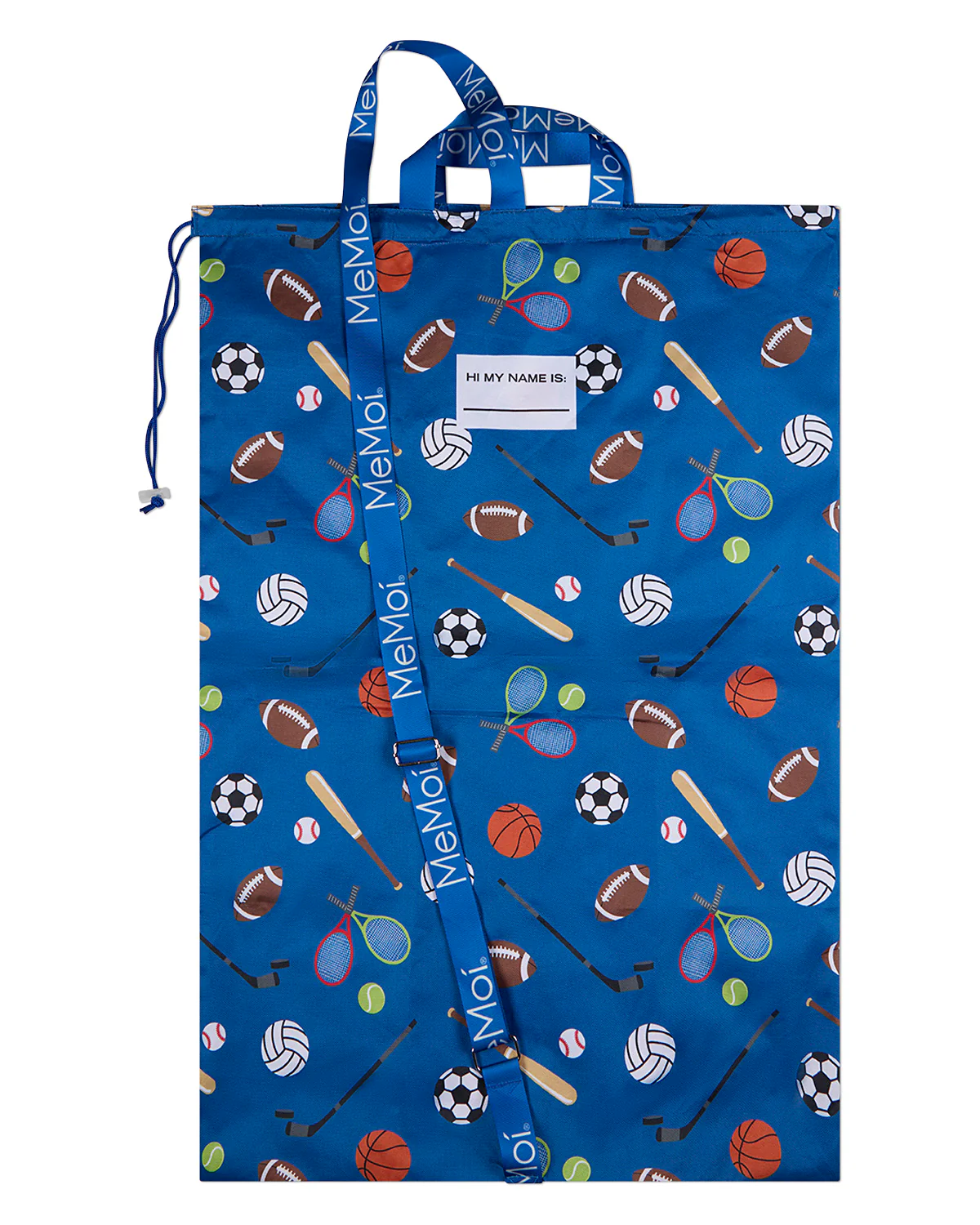 Kids Unisex All-Over Sports-Themed Laundry Bag for Camp and Beyond – Image 4