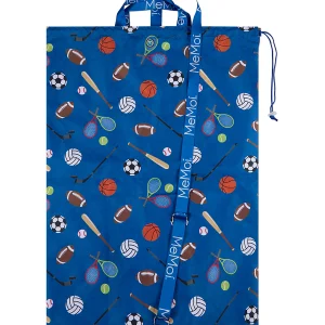 Kids Unisex All-Over Sports-Themed Laundry Bag for Camp and Beyond