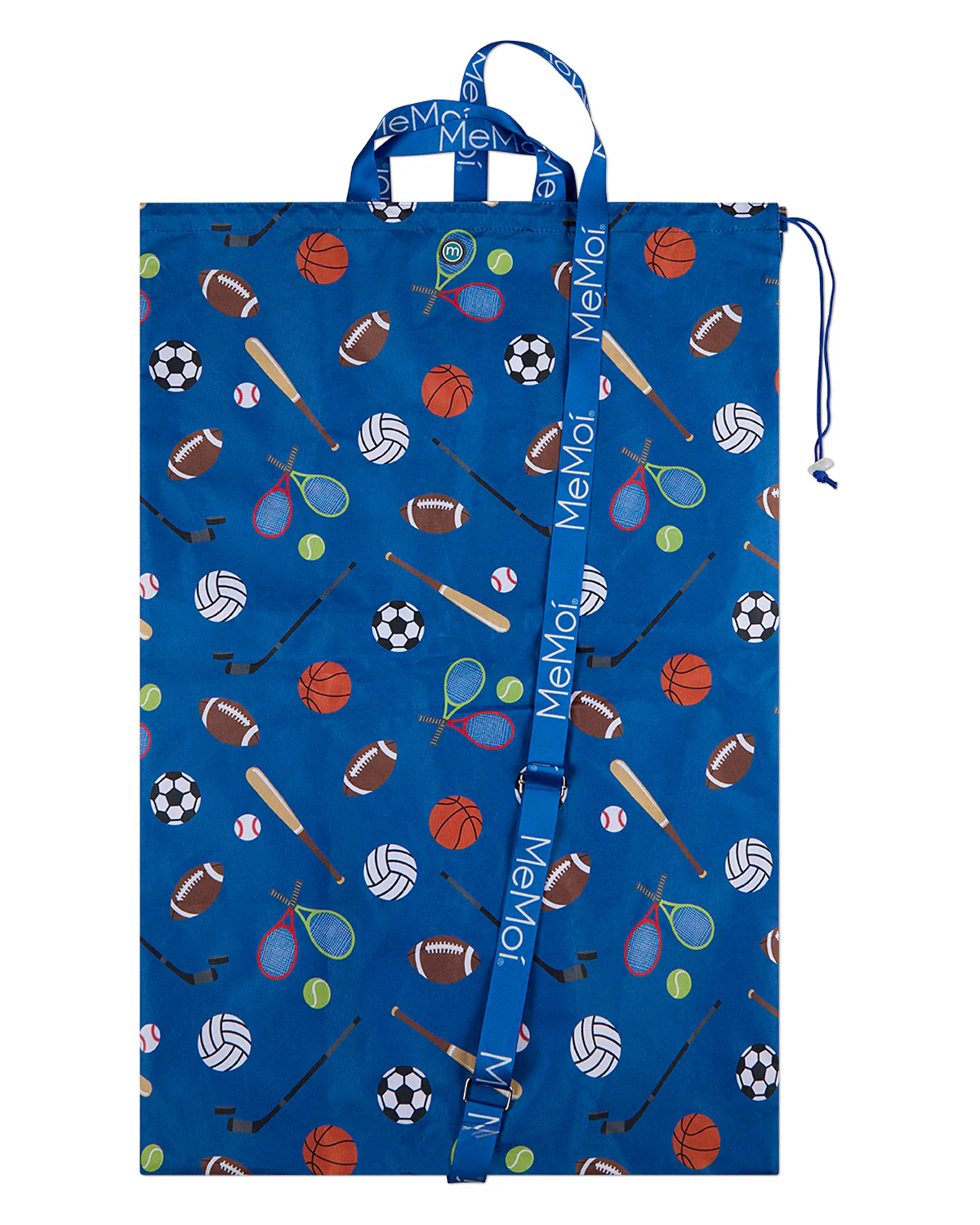 Kids Unisex All-Over Sports-Themed Laundry Bag for Camp and Beyond