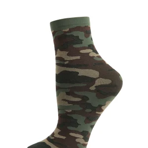 Women's You Can't See Me Camouflage Print Anklet Sock