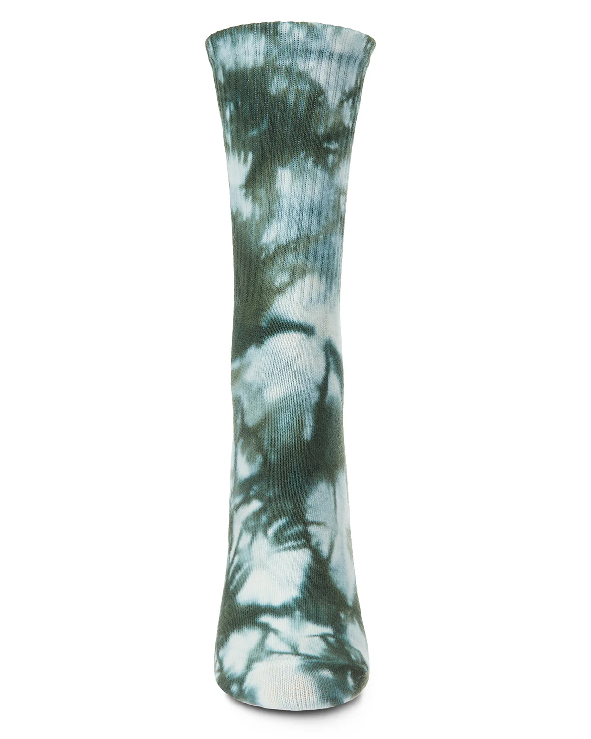 Women's Tie Dye Athletic Rib Cotton Blend Crew Socks – Image 3