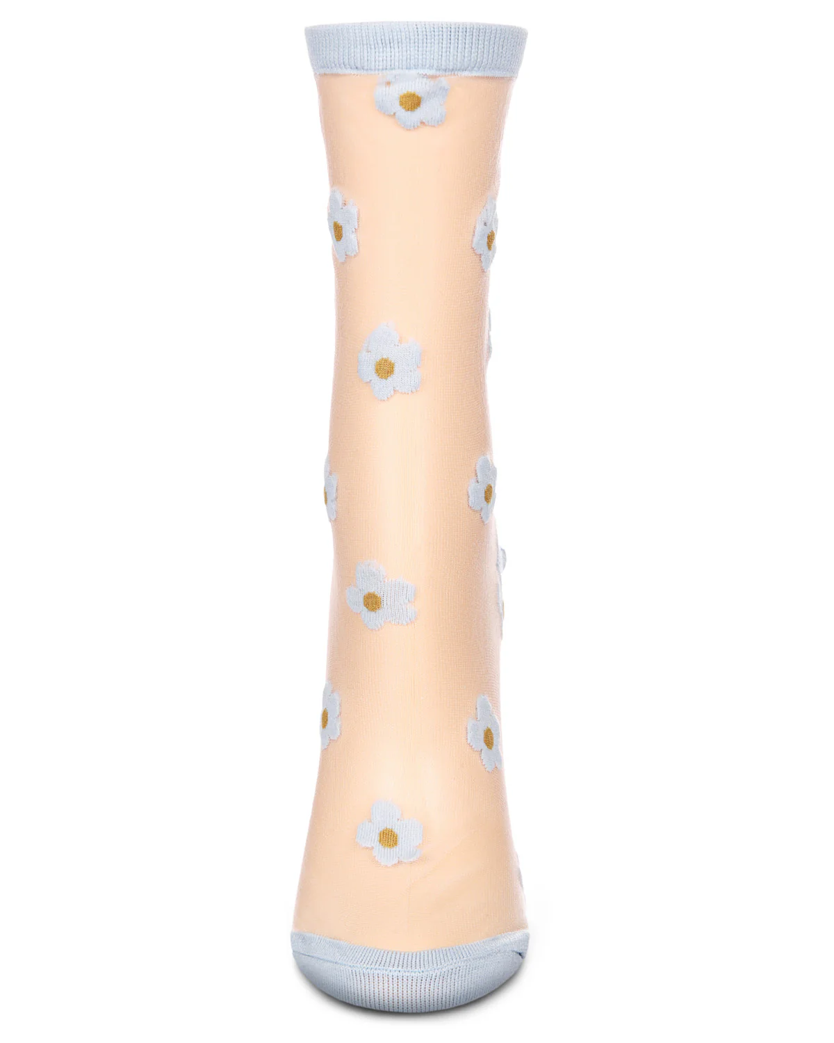 Women's Delightful Daisies Sheer Crew Socks – Image 6