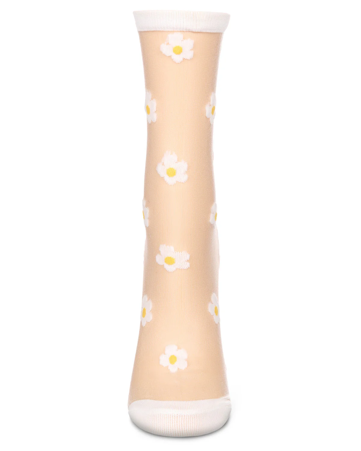 Women's Delightful Daisies Sheer Crew Socks – Image 8