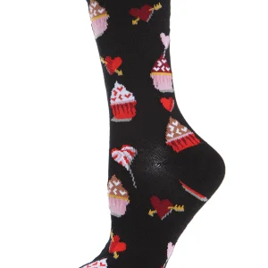 Cupcakes Bamboo Blend Crew Socks