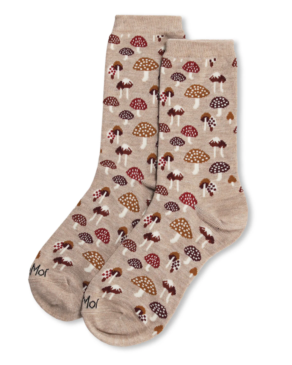 Mushroom Field Bamboo Blend Crew Sock – Image 7