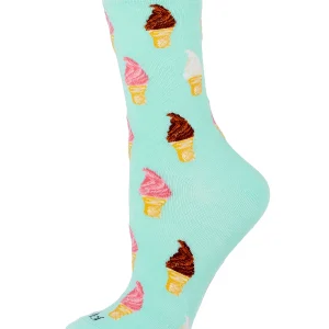 Soft Serve Cones Bamboo Blend Crew Socks