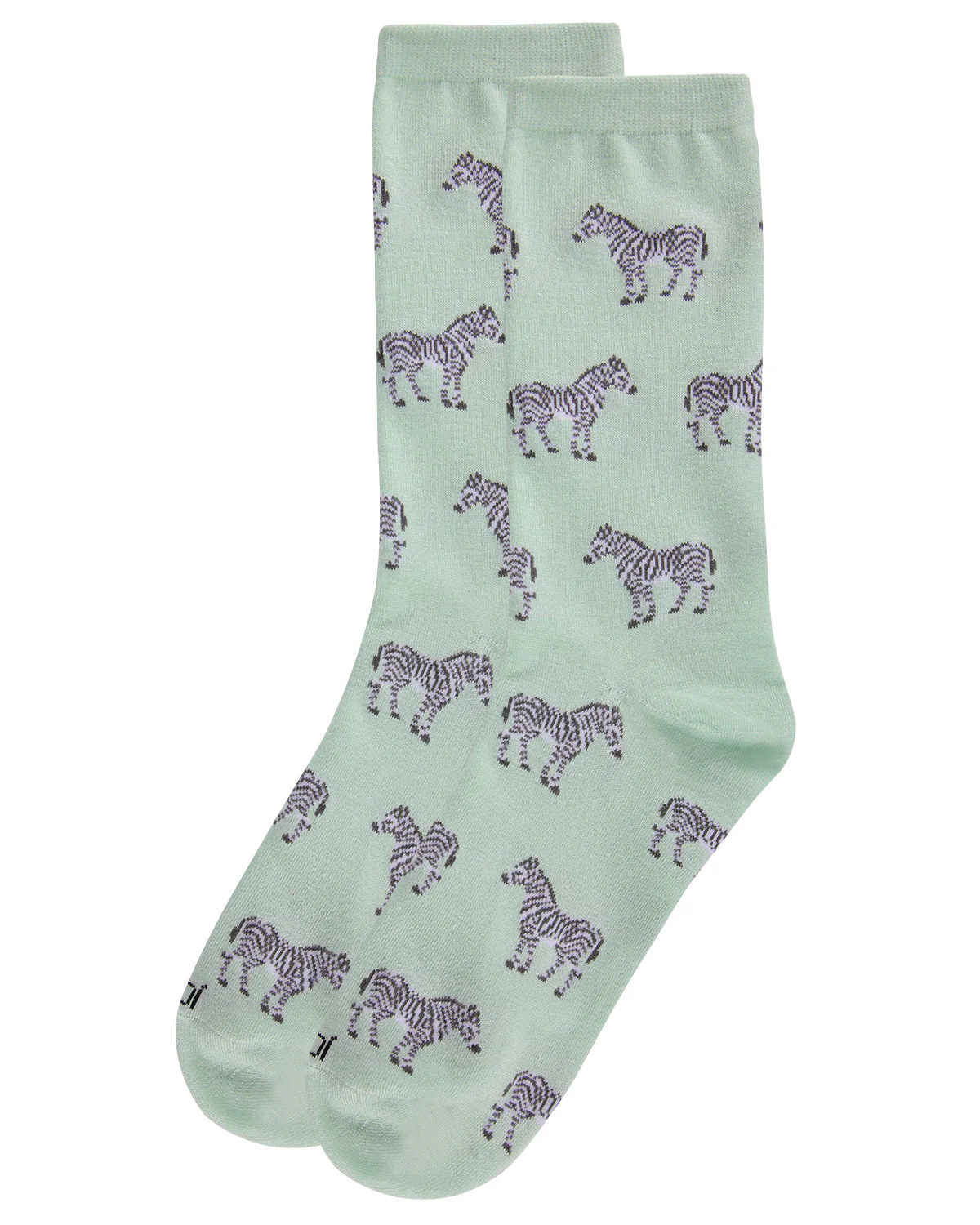 Zebras Bamboo Blend Crew Socks – Image 7