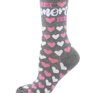 Best Mom Ever Bamboo Blend Crew Sock