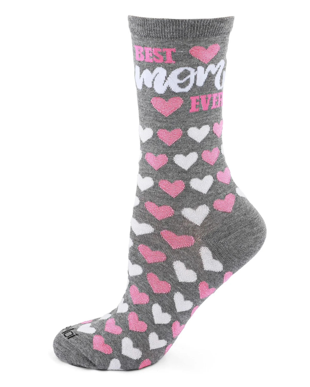 Best Mom Ever Bamboo Blend Crew Sock – Image 2