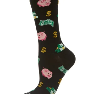 Money in the Bank Bamboo Blend Crew Sock